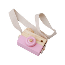 Cute Wooden Toy Camera Baby Kids Hanging Camera Photography Prop Decoration Children Educational Toy Birthday Christmas Gifts - giftsboxes