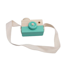 Cute Wooden Toy Camera Baby Kids Hanging Camera Photography Prop Decoration Children Educational Toy Birthday Christmas Gifts - giftsboxes