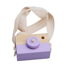 Cute Wooden Toy Camera Baby Kids Hanging Camera Photography Prop Decoration Children Educational Toy Birthday Christmas Gifts - giftsboxes