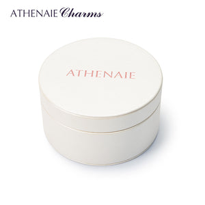 ATHENAIE High Quality Round White PU Gift Box for Necklace Bracelet & Bangles Earrings Charms Beads Jewelry Packaging - giftsboxes